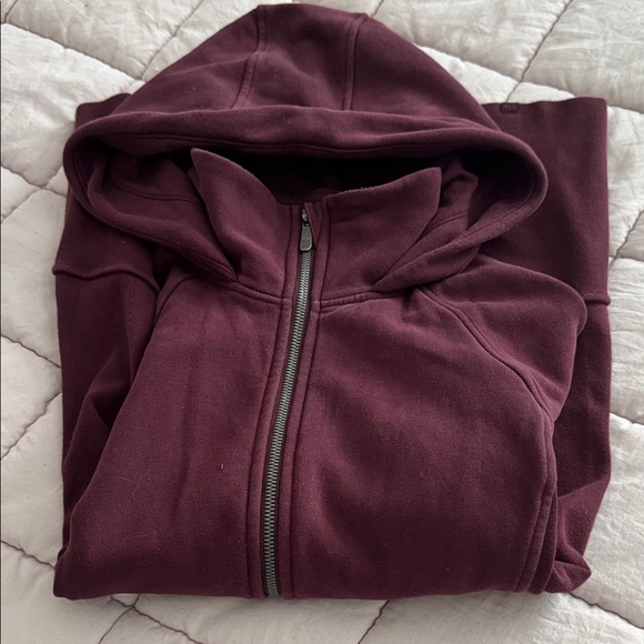 lululemon athletica Maroon Cowl Neck Sweater - Picture 6 of 8